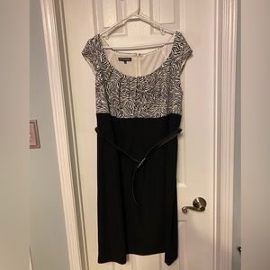 Addition Elle plus size zebra print dress!